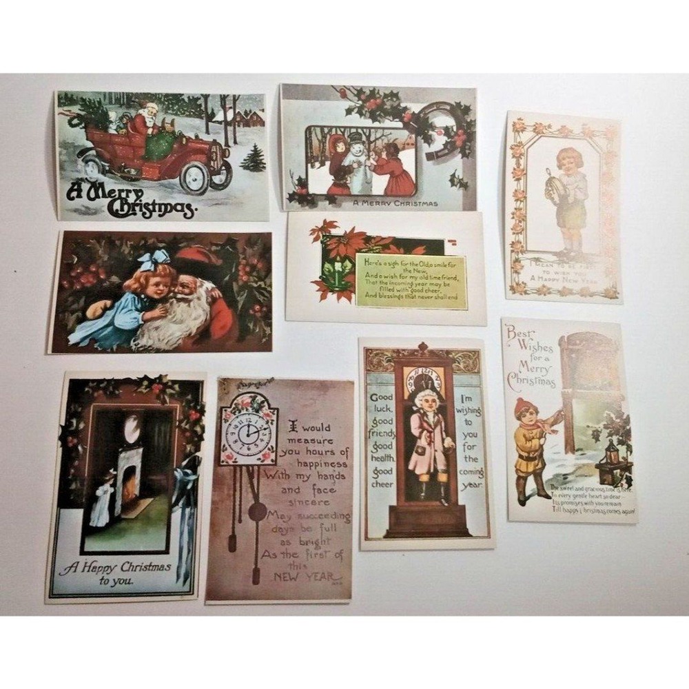 Christmas Cards 9- vintage Christmas post cards New